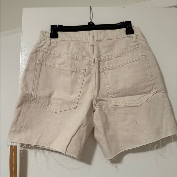 Reformation Cream Jean Shorts - Picture 3 of 3